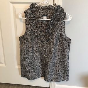 Cute silk blouse with heart pattern